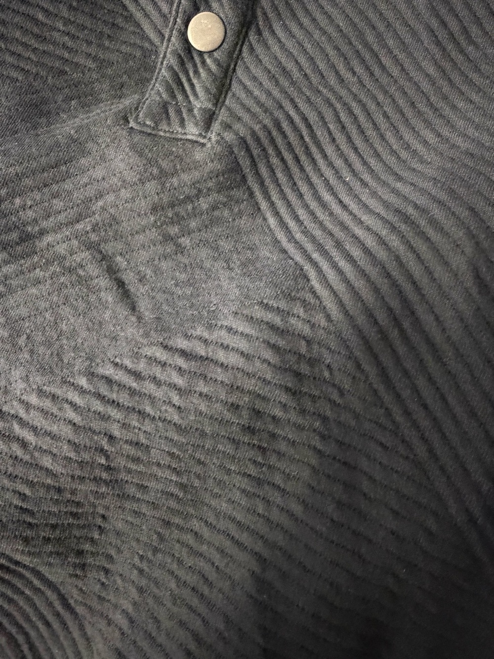 Goodfellow & Co Men’s Ribbed Crewneck Shirt- Charcoal size medium nwt